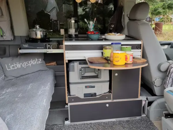 vw t6 kuechenmodul dark gray mittenposition